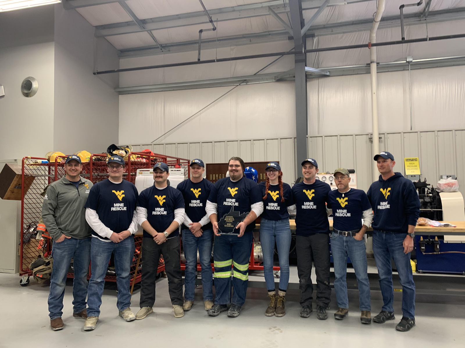2021 Eastern Collegiate Mine Rescue Contest showcases student mining skills at the West Virginia Training and Conference Center